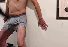 Wow! Sadistic Woman Punches and Slaps M Guy's Sensitive Spot Hard!