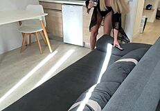 I drove my son's friend crazy with blowjob, cowgirl riding, and monster cock before pool party.