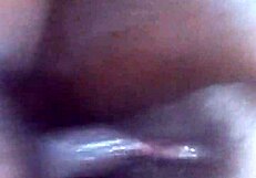 Ebony BBW Squirt Queen Shows Juicy Pussy Close Up