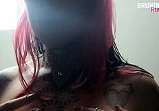 brazilian athletic woman shows off her fitness