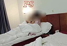 indian college girl bends over for doggystyle sex in hotel room with big cock