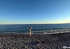 The brunette's shaved body felt amazing during the encounter