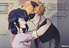 Miraculous ladybug relax - a big white dick for a naughty bug