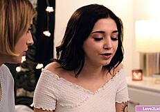 Teen Babe Licking Stepsis Hairy Pussy