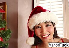 marica hases celebrates japanese christmas with solo masturbation