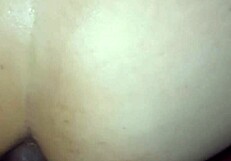A white ass receives a 19-centimeter big black cock hardcore in this amateur anal sex with strangers
