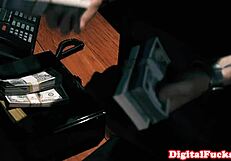 I'm getting doggystyled by a dominant babe while training my sub slave