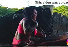 Passionate Public River Fuck With Lover's Intense Cum In Mouth