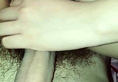 horny mother-in-law shows big tits to stepson online and invites him for tight pussy fucking