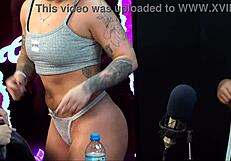 Amateurs in California measure big tits and asses on TV