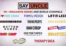 Sean Peek feels Rocky's massive cock and gives in to the taboo urge to fuck