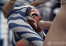 Lady Tano having sex in 3D animated hot and spicy porn video of oral sex