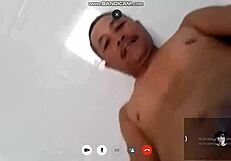 Old Man Shows Big Dick in Chat Sex Show on Messenger