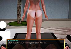 Blonde Cartoon Family Adventures