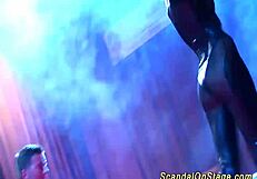 once upon a time, a sexy blonde shocked everyone with a wild lapdance on a public stage.