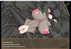 Shameful Slave Bound in Outdoor Arena