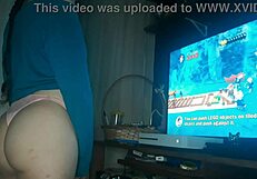 Gamer Girl Playing With Me In Homemade Taboo Setting