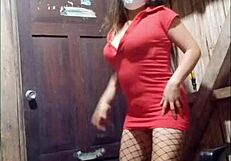 Seductive Stepdaughter Uses Slut Instincts To Heat Up Stepfather, Lifts Skirt To Show Vagina, Gets Penis For Fucking