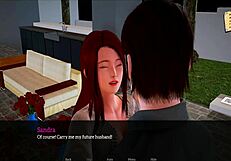 big tits milf in 3d cartoon family fucks hard