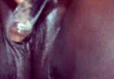 ebony whore fingers huge ass to squirting orgasm