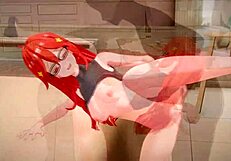 Tease Itsuki Nakano Redhead Hentai Blowjob?