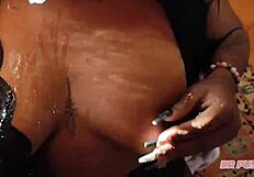 Deepthroat interracial facial