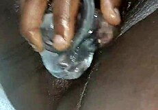 ebony whore fingers huge ass to squirting orgasm
