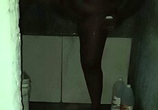 wife takes a bath and i get excited seeing her