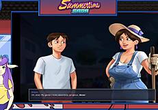 summertime saga kicks off with me banging my hot teacher and her monster cock