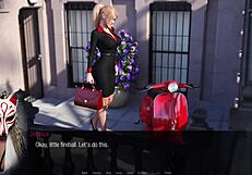 Jessica Oneil starts her first day at the office in Hard News episode 3