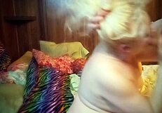 Emme White devours japanese lina in interracial lesbian talkshow