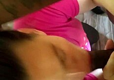 Winter deepthroat blowjob on cock in the snow!