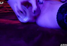 Arinafox Masturbates Dildo