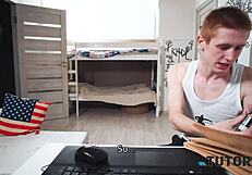 Mature russian tutor enticed into quick sex after fake heart attack