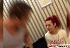 Photo shoot turns to fist fuck for amateur skank