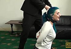 Alexxa vice gets double penetrated and punished hard in the garage