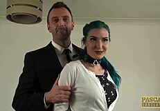 Alexxa vice gets double penetrated and punished hard in the garage