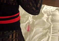 wife gets ready before heading to the club