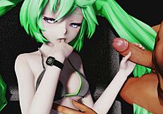 i’m thrilled to share miku’s casting couch session part 2 on the sofa