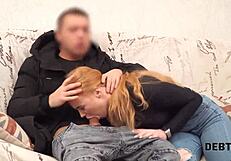 Debt4k Shows Poor Russian Waitress Paying Debts with Rough POV Sex