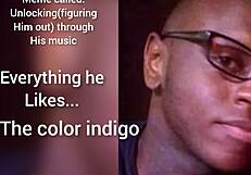 Unlocking him through music in close up.