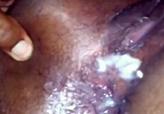With an ebony beauty a cumulative anal penetration