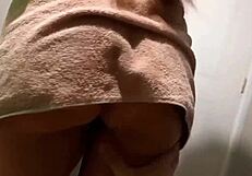 Petite Mexican Teen Walks In Towel, Seduces Brother-In-Law Into Fucking Her Big Ass