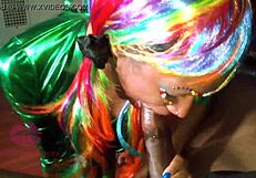 Trixxie Morella Feels Intense Emotions In Deepthroat Blowjob As Petite Ebony Teen In Cosplay Fantasy