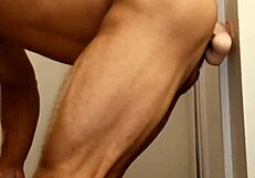 Lvory White dominates with intense anal play in steamy shower session