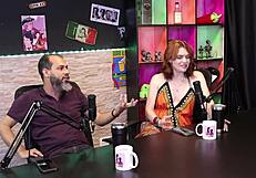 Reh Queen and Kstro in sheer red lingerie discuss sexuality and desire