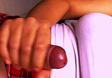 Latina teen cheats with roommate in college 😏