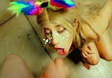 Latina couple enjoys intimate moment.