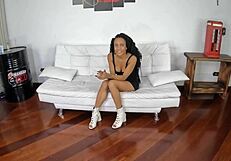 Revealing the behind the scenes video of Luna Brunette lesbian scene