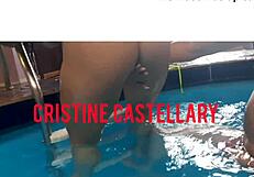 Latina Amateur Fucks in Pool